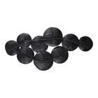 Modern Monochromatic Metal Plates Centerpiece Wall Decor, , alternate image number null