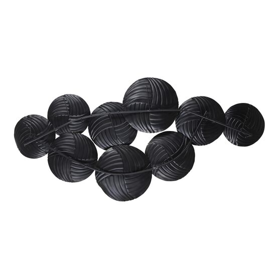 Modern Monochromatic Metal Plates Centerpiece Wall Decor, , alternate image number null