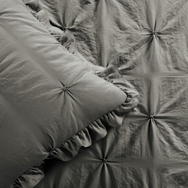 Ravello Pintuck Ruffle Skirt Bedspread 3 Pc Set, , alternate image number 11