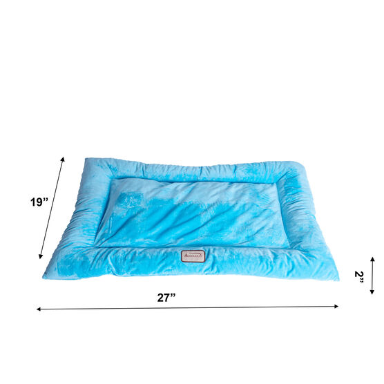 Medium Pet Bed Mat , Dog Crate Soft Pad With Poly Fill Cushion, , alternate image number null