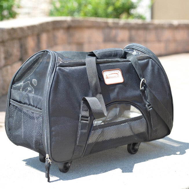 Pet Travel Carrier, Roll-Away Pet Dog Cat Carrier, , alternate image number 3