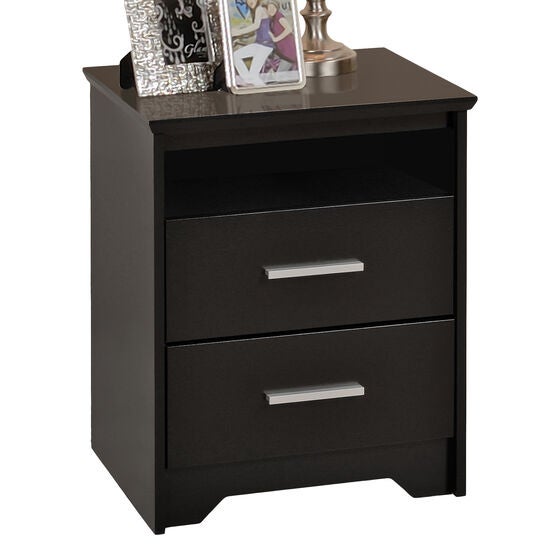 Coal Harbor Tall 2 Drawer Night Stand With Open Shelf Night
