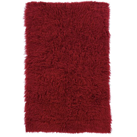 Flokati Red Rug, RED, hi-res image number null