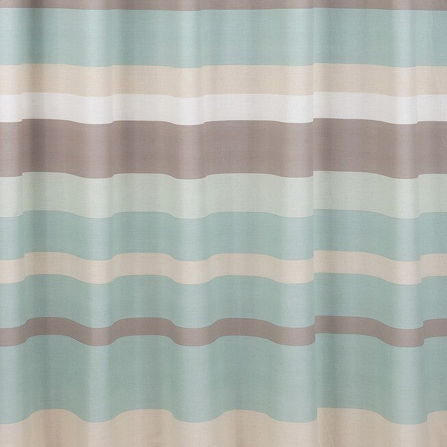 Coastal Stripe Shower Curtain, , alternate image number 2