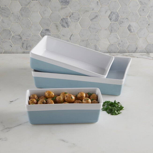 Martha Stewart 2 pc Ceramic Bakeware Set