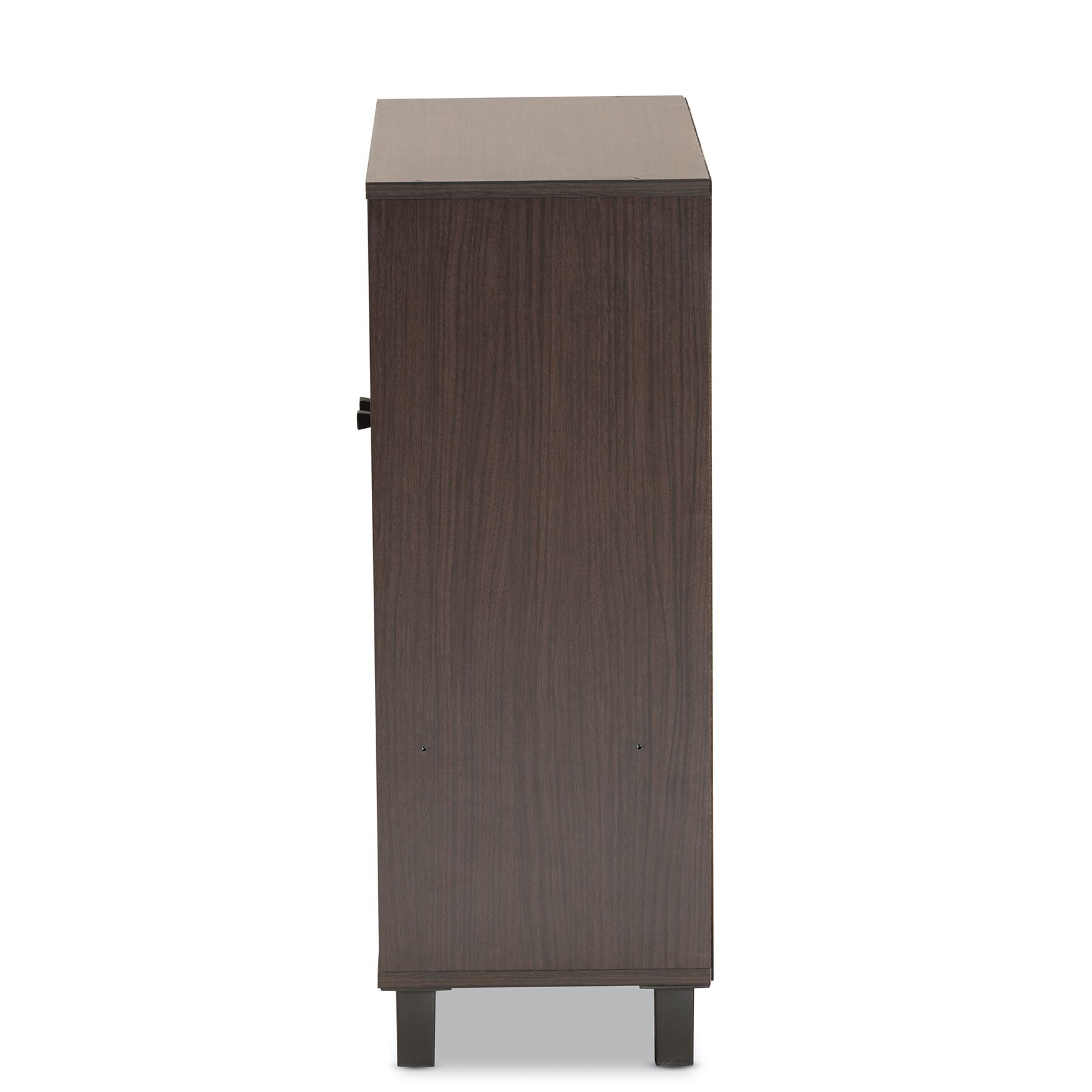 Rossin Wood 2-Door Entryway Shoe Storage Cabinet W Bottom Shelf Furniture, , alternate image number 3