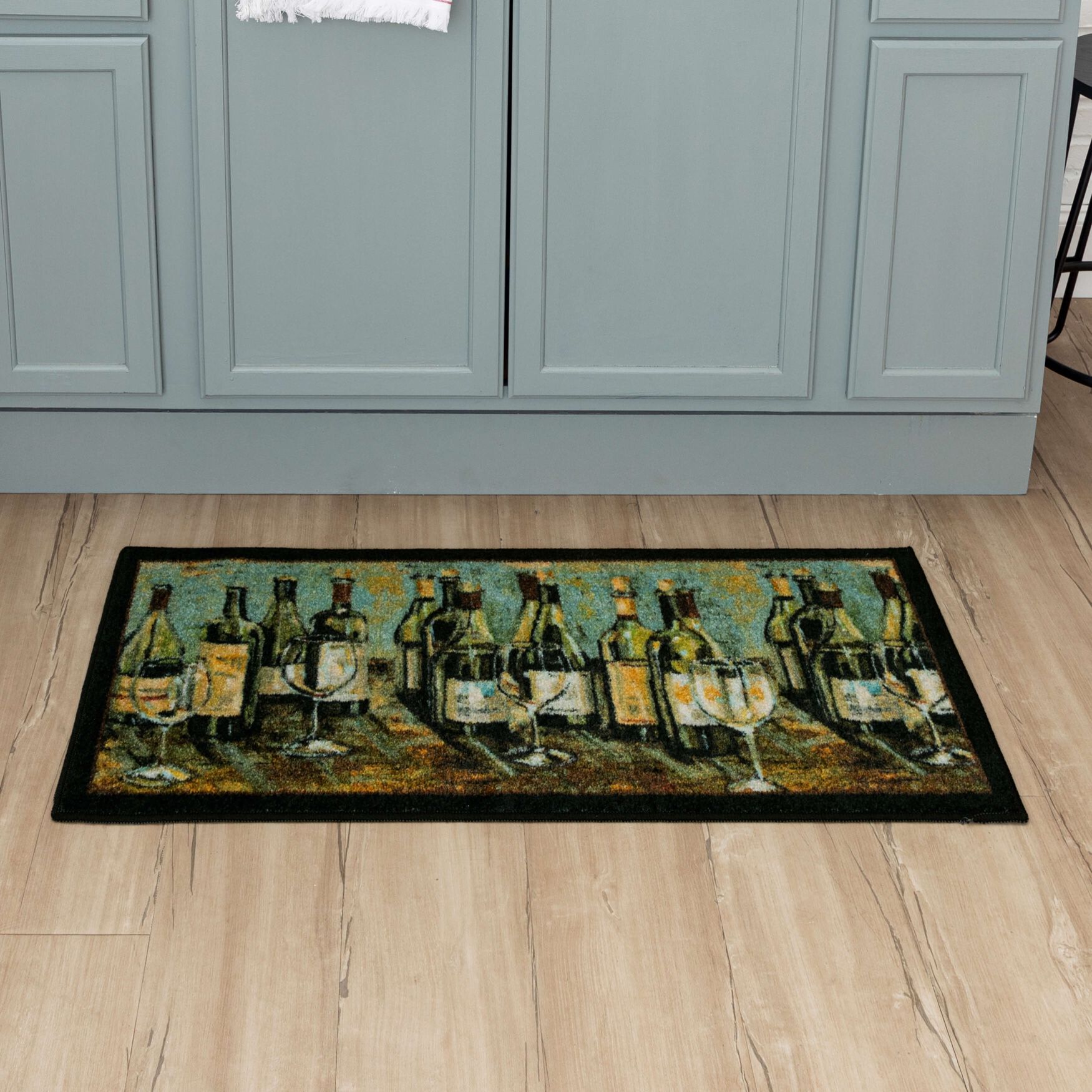 Wine Pairs Multi Kitchen Rug, , alternate image number 5