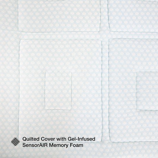 SensorPEDIC SensorCOOL 3-Inch Gel-Infused Memory Foam Mattress Topper, , alternate image number null