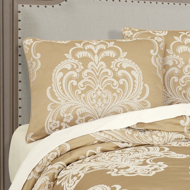 Potenza 4 Piece Comforter Set, GOLD, alternate image number null