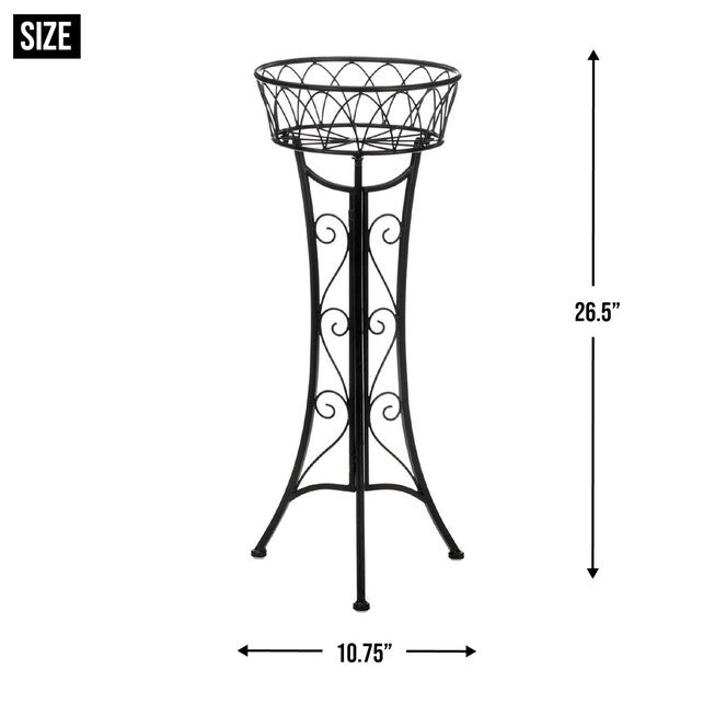 Curlicue Single Plant Stand, , alternate image number 4