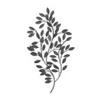Brass Metal Glam Floral Wall Decor, , on-hover image number null