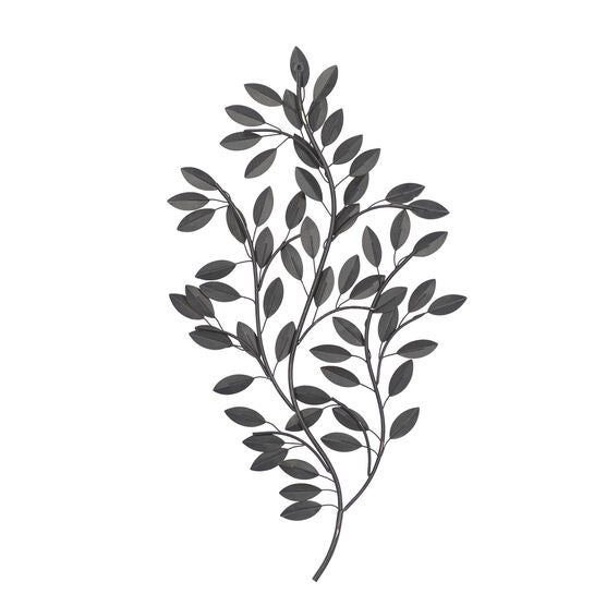 Brass Metal Glam Floral Wall Decor, , on-hover image number null