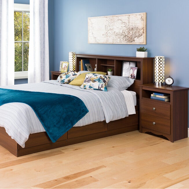Full/Queen Bookcase Headboard, , alternate image number null