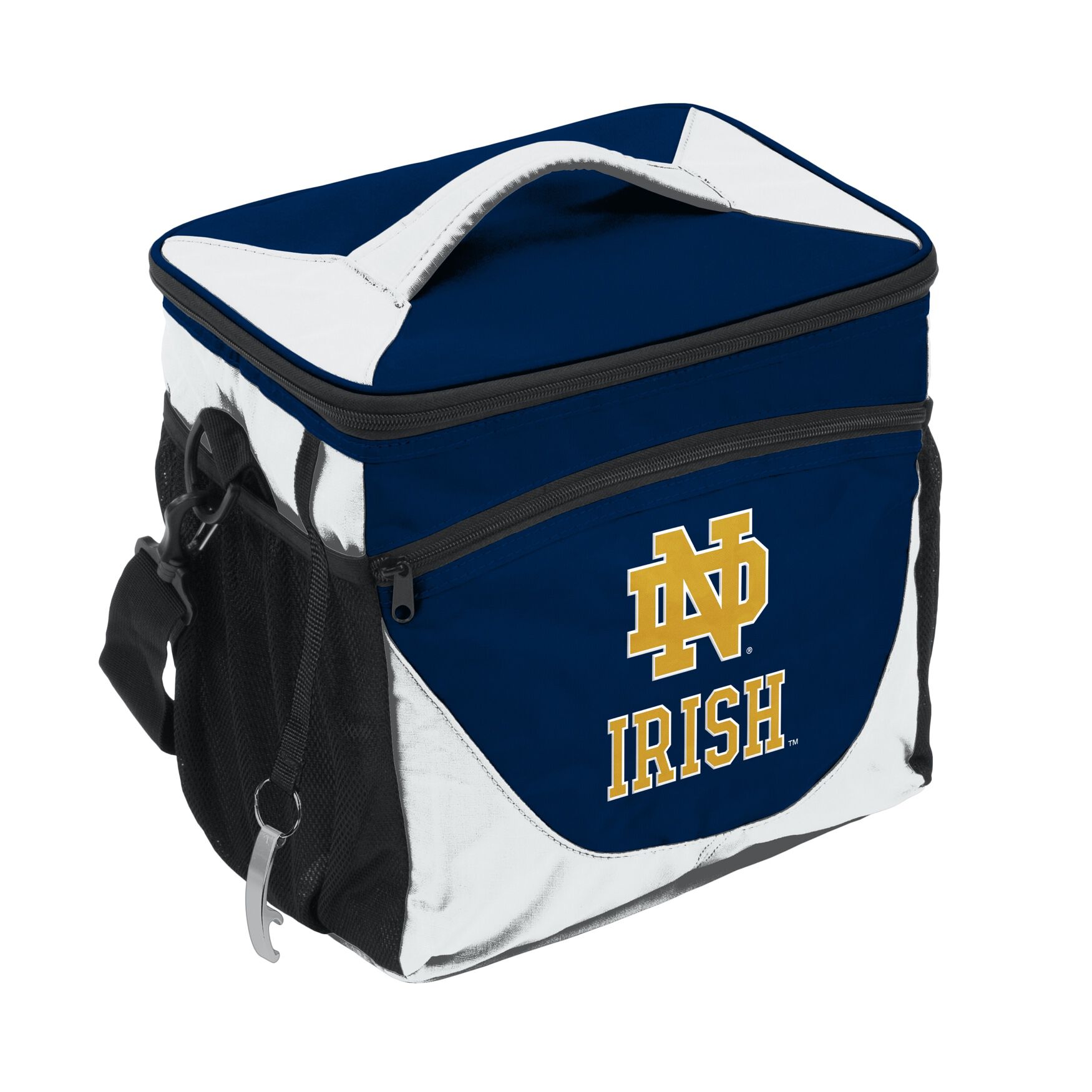 Notre Dame Navy/White 24 Can Cooler Coolers, MULTI, hi-res image number 0