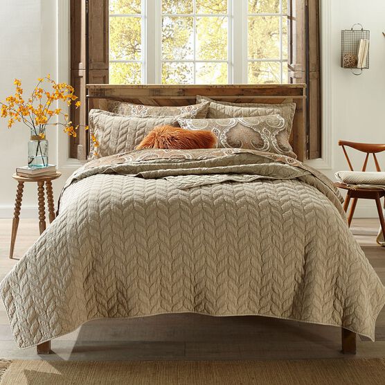 Leaf Stonewash Quilt, Leaf Stonewash Quilt,
