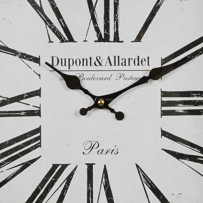 Black Industrial Metal Wall Clock, , alternate image number 6