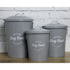 Andreas Grey Medium 21Lbs Pet Dog Cat Food Bin, , on-hover image number null