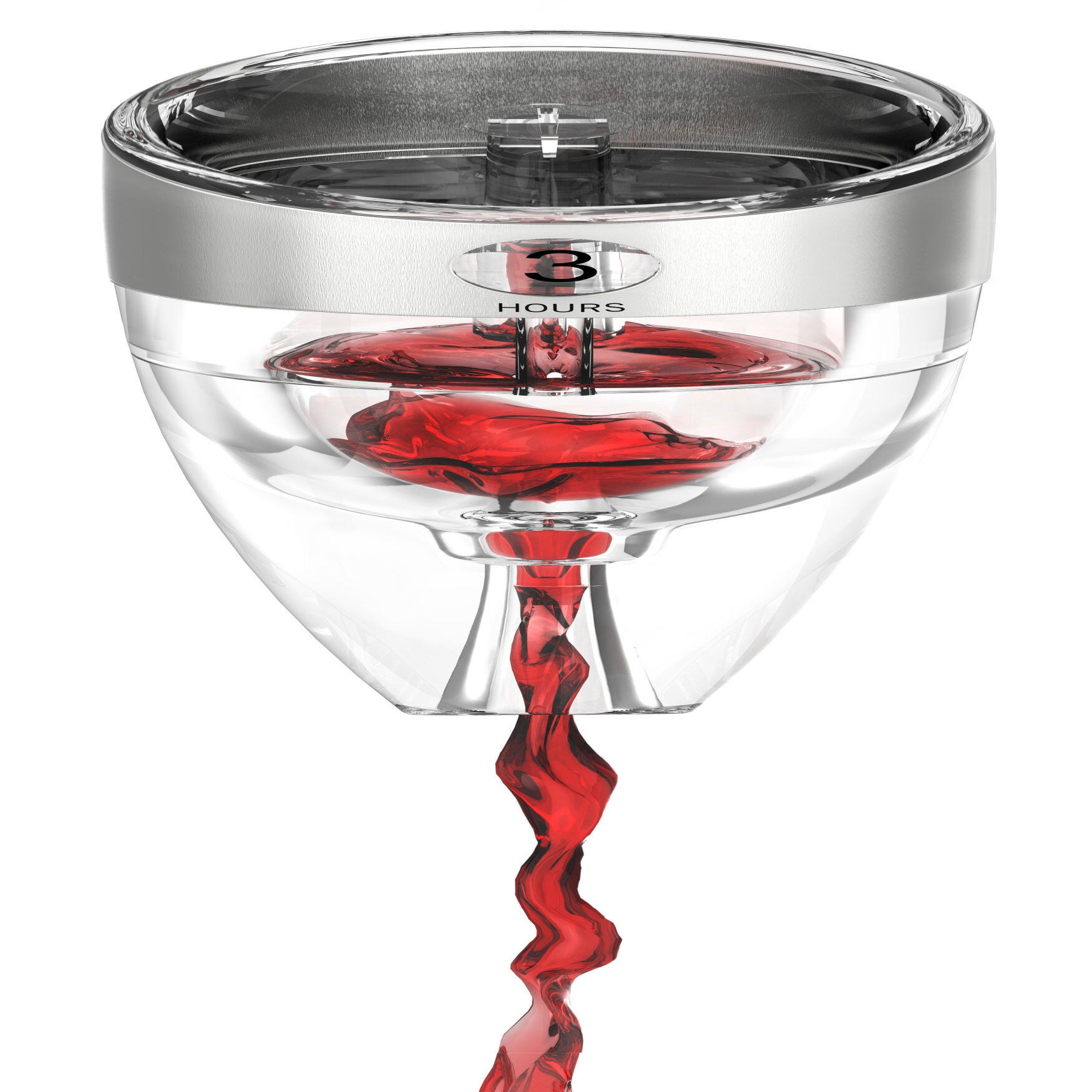 Twist Adjustable Aerator By, CLEAR, hi-res image number 0