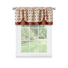 Callie Double Layer Pick Up Valance - 58x14, SPICE TAN, hi-res image number null