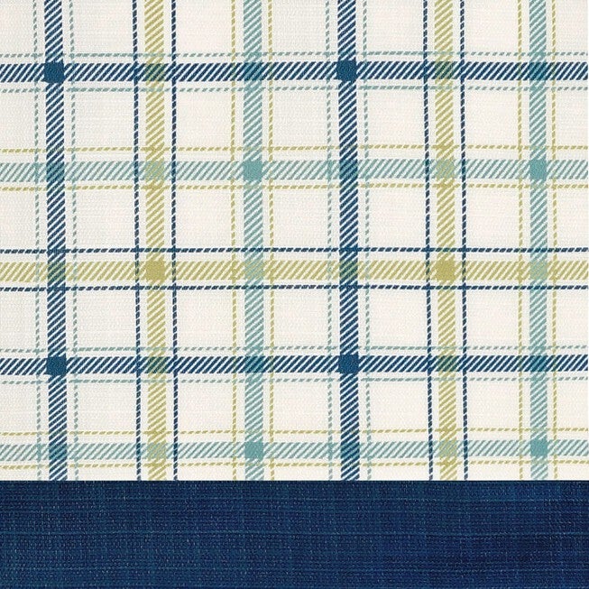 Tattersall Window Curtain Tier Pair and Valance Set - 58x24, , alternate image number null