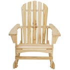 Adirondack Wooden Rocking Chair, NATURAL, hi-res image number null