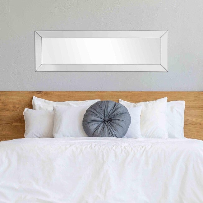 Halifax Long Beveled Edge Mirror, CLEAR, hi-res image number 0