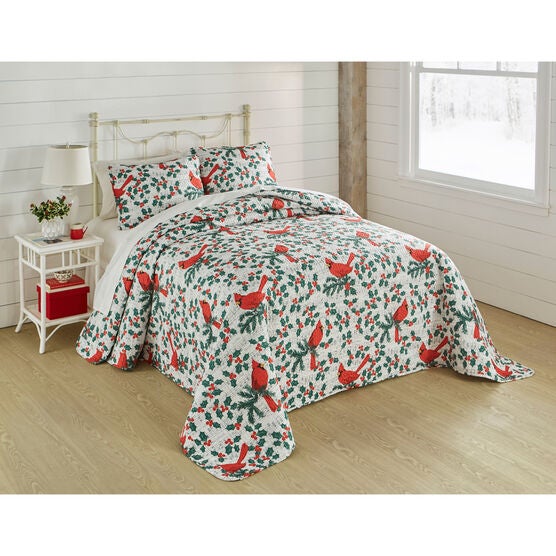3 Pc Christmas Bedspread Set Brylane Home