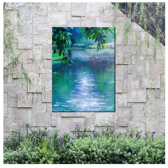 Rainy Day Blues Outdoor Art, , on-hover image number null