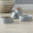 3 Piece Set Treat Jar And Pet Bowls Pet, , alternate image number null