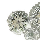 Grey Metal Eclectic Floral Wall Decor, , alternate image number 4