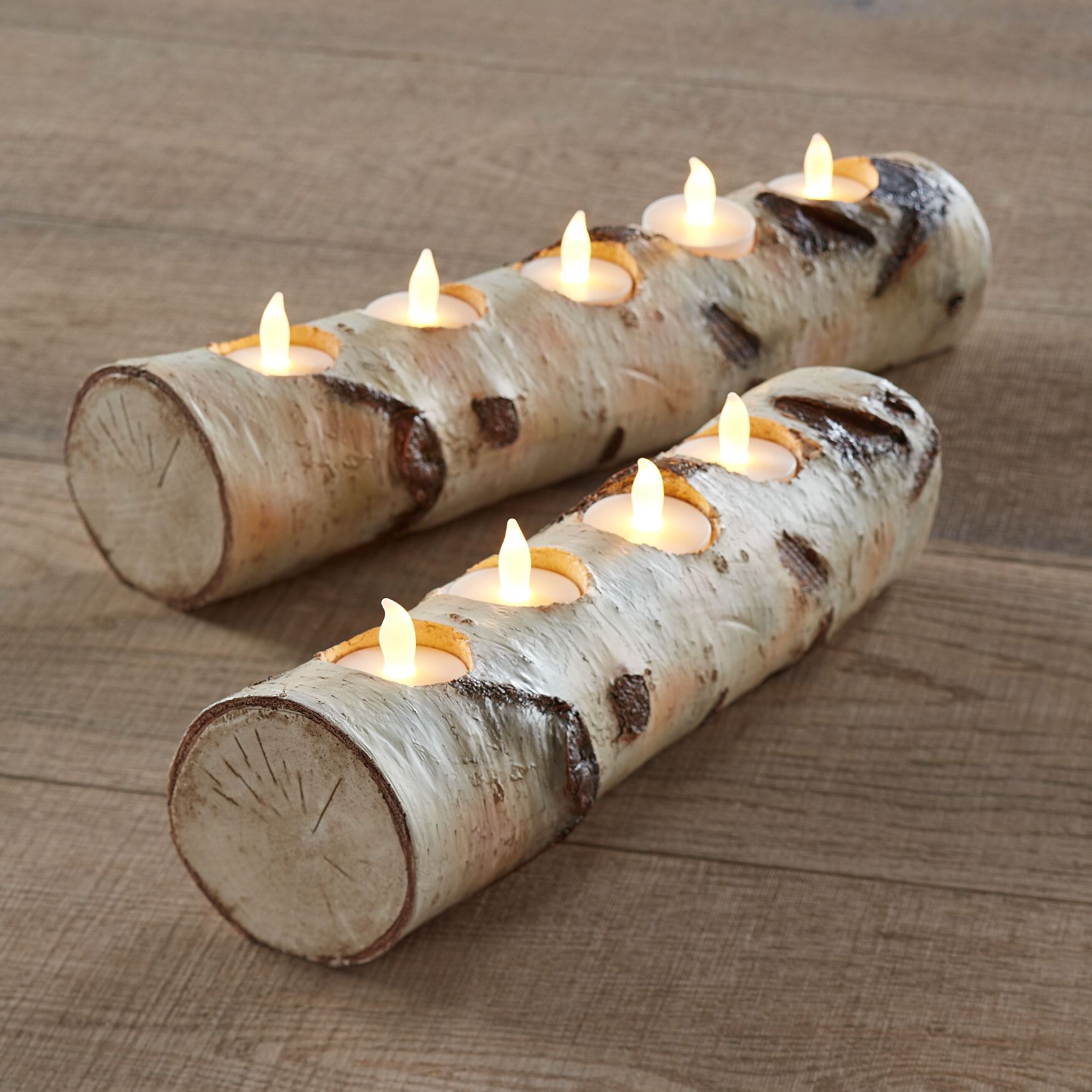 Birch Candle Log Set , , hi-res image number 0
