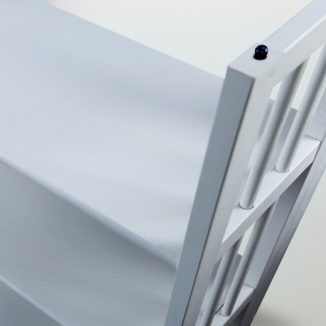 3-Shelf Folding Stackable Bookcase 27.5 inches Wide-White, , alternate image number 9