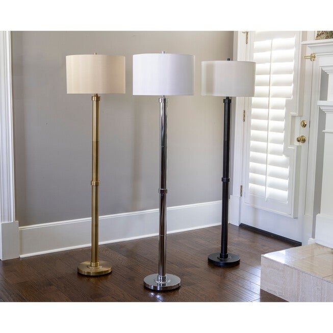 Polished Chrome Floor Lamp , , alternate image number null