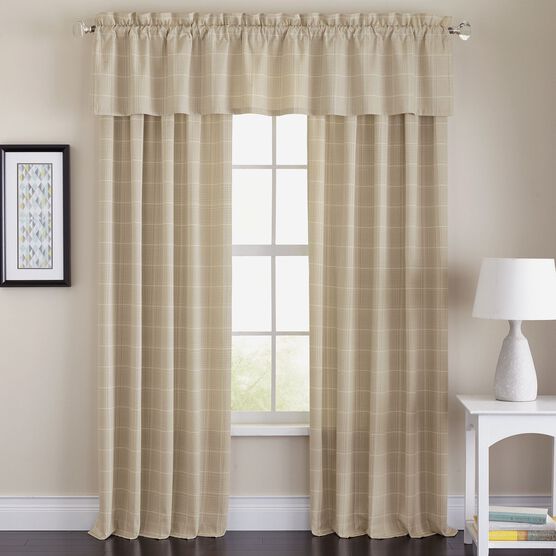 Morrison Plaid Rod-Pocket Panel, Morrison Plaid Rod-Pocket Panel,