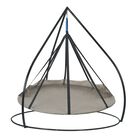 7ft dia Hammock Flying Saucer Hanging Chair Set W/ Stand, GRAY, hi-res image number null