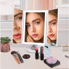 Tri-Fold Makeup Mirror With 3-Color Led Lighting, , alternate image number null