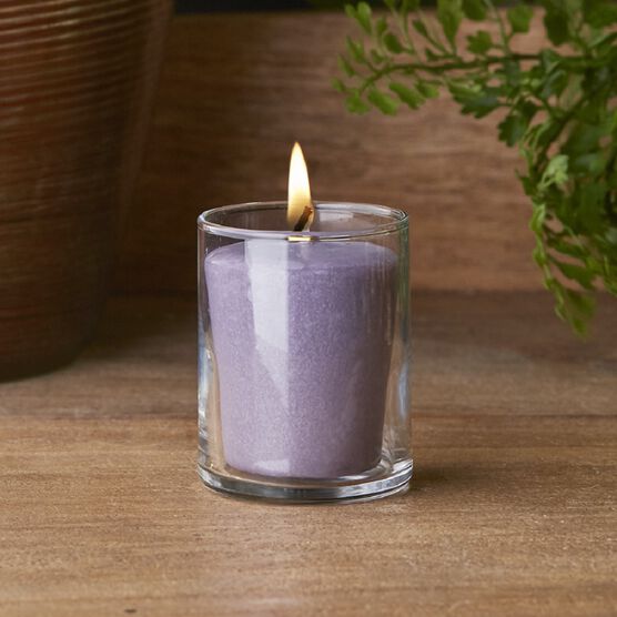 English Lavender Scented Votive Candle, Set 3, , on-hover image number null