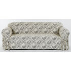 Toile Print Slipcover, BLACK NATURAL, hi-res image number null