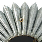 Grey Contemporary Metal Wall Mirror, , on-hover image number null
