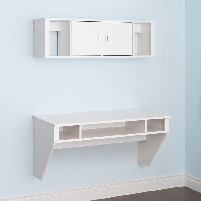 Designer Floating Desk, White, , alternate image number null