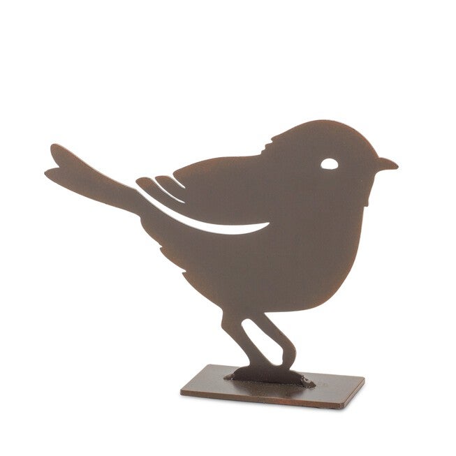 Bird (Set of 4) 4 inchesH, 5.5 inchesH Metal, BROWN, alternate image number 2