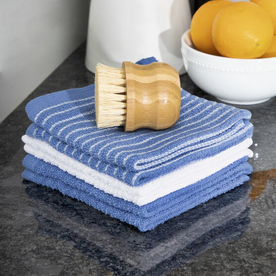 Horizontal Stripe Bar Mop Cloth, Set Of 6 Towel, , alternate image number null