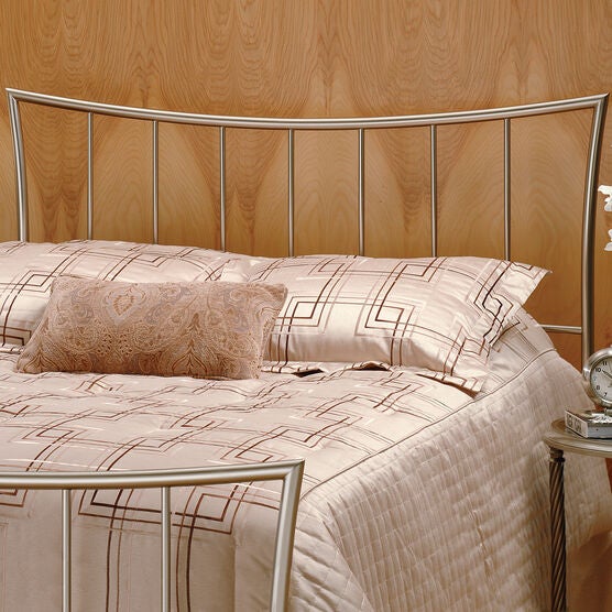 Twin Headboard with Headboard Frame, 63½'Lx63½'Wx42'H, NICKEL Twin Headboard with Headboard Frame, 63½'Lx63½'Wx42'H, NICKEL
