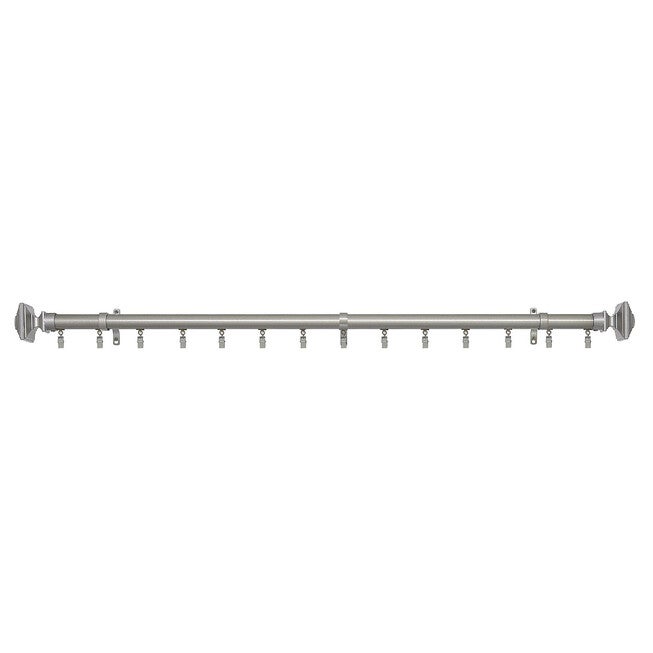 Innovative Traverse Curtain Rod - Oxford 66-120, SILVER, hi-res image number 0
