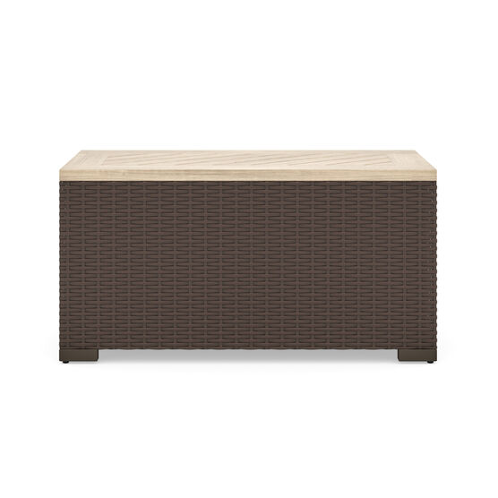 Palm Springs Outdoor Storage Table, BROWN, hi-res image number null