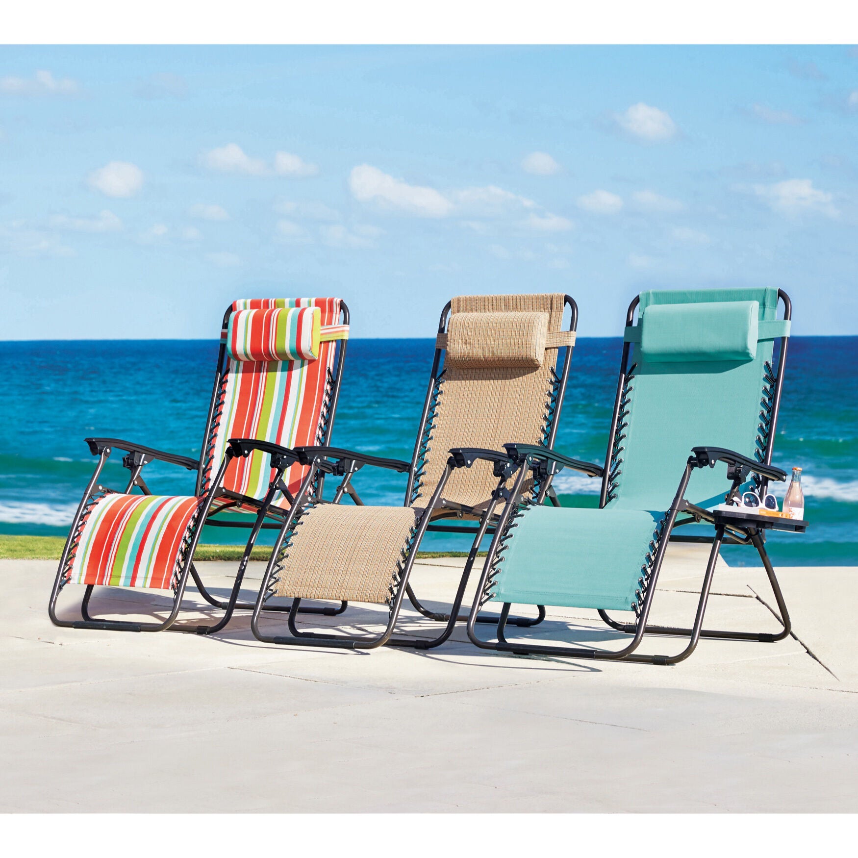 Simple Zero Gravity Chair Multi Stripe