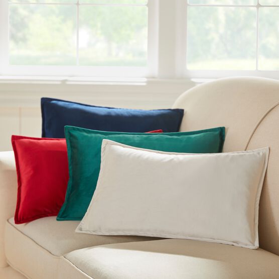 BH Studio Velvet Lumbar Pillow Cover, BH Studio Velvet Lumbar Pillow Cover,