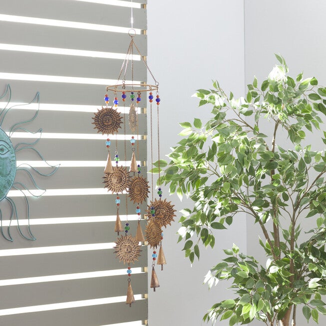 Brass Metal Eclectic Windchime, , alternate image number 3