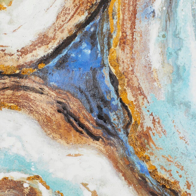 Multi Colored Glam Abstract Canvas Wall Art Framed Wall Art, , alternate image number null