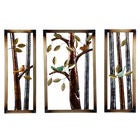 Set Of 3 Tin Farmhouse Floral Wall Decor, , alternate image number null